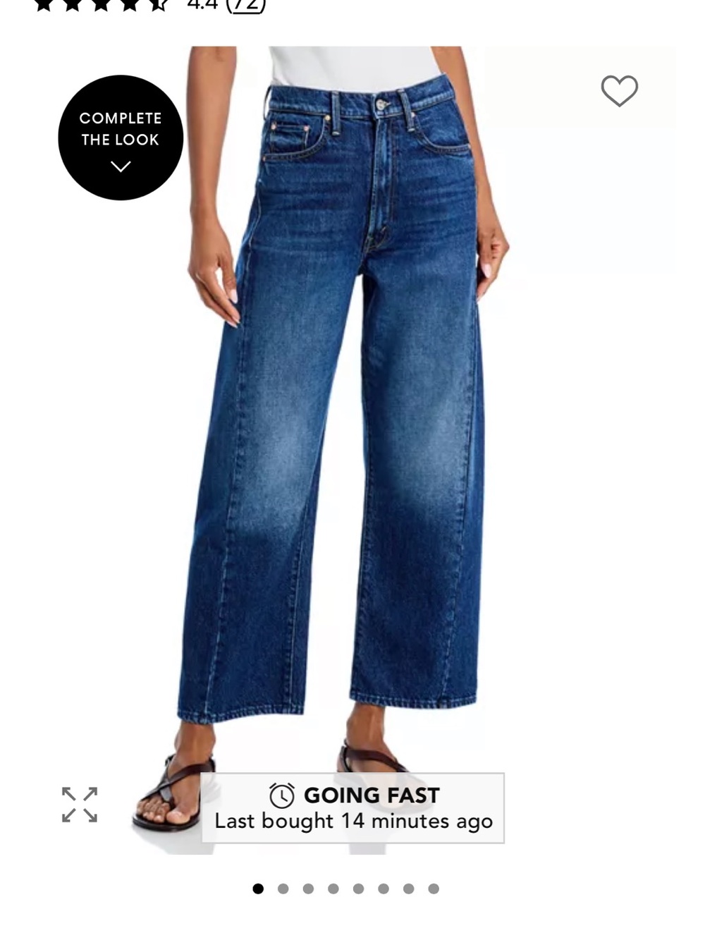 MOTHER Half Pipe Jeans 
Barrel leg